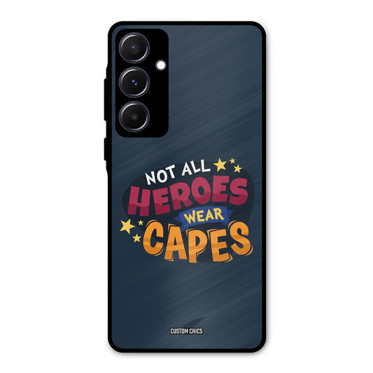 All Heroes Samsung Galaxy A55 5G Mobile Back Cover - Typography PrintShield Case