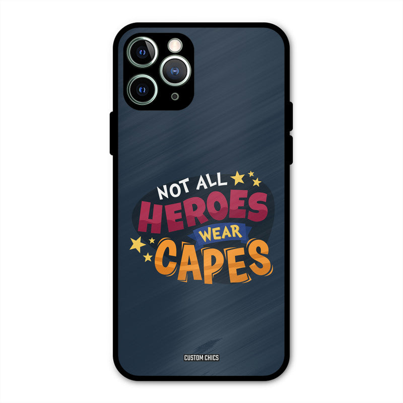 All Heroes iPhone 11 Pro Max Mobile Back Cover - Typography PrintShield Case