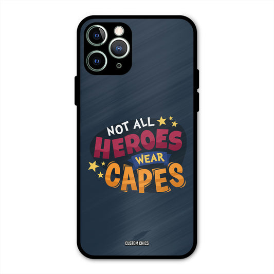 All Heroes iPhone 11 Pro Max Mobile Back Cover - Typography PrintShield Case
