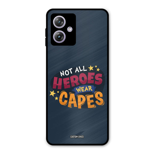 All Heroes Moto G54 Mobile Back Cover - Typography PrintShield Case