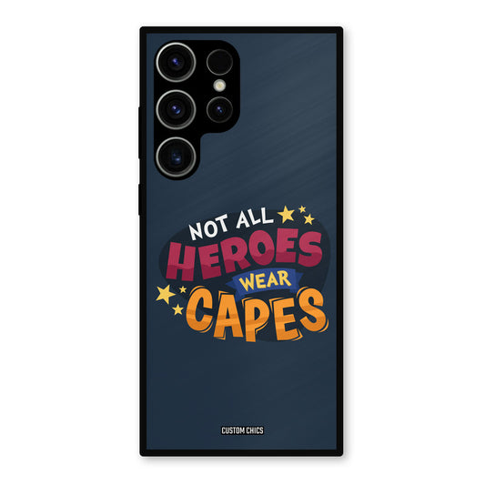 All Heroes Samsung Galaxy S23 Ultra Mobile Back Cover - Typography PrintShield Case