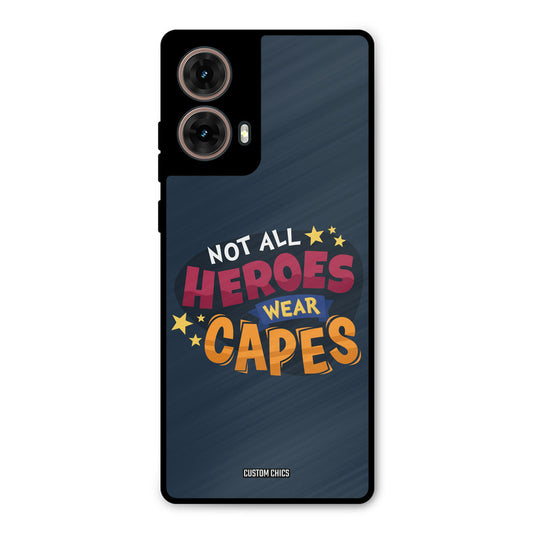 All Heroes Moto G85 Mobile Back Cover - Typography PrintShield Case