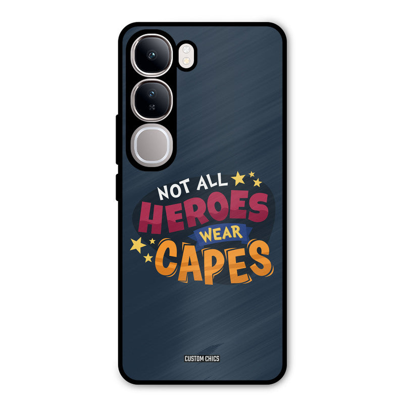 All Heroes Vivo Y300 Mobile Back Cover - Typography PrintShield Case