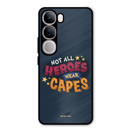 All Heroes Vivo Y300 Mobile Back Cover - Typography PrintShield Case
