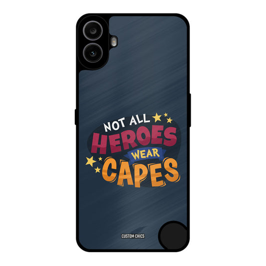 All Heroes Nothing CMF Phone 1 Mobile Back Cover - Typography PrintShield Case