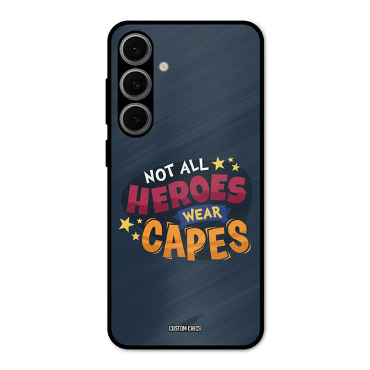 All Heroes Samsung Galaxy S24 Mobile Back Cover - Typography PrintShield Case