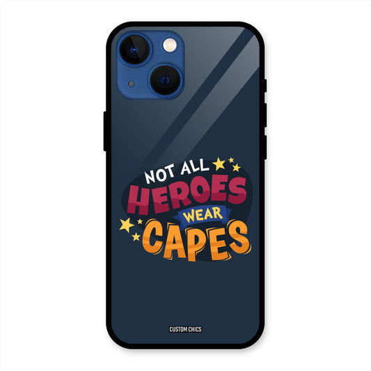 All Heroes iPhone 13 Mini Mobile Back Cover - Typography PrintShield Case