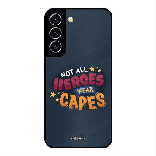 All Heroes Samsung Galaxy S22 Mobile Back Cover - Typography PrintShield Case