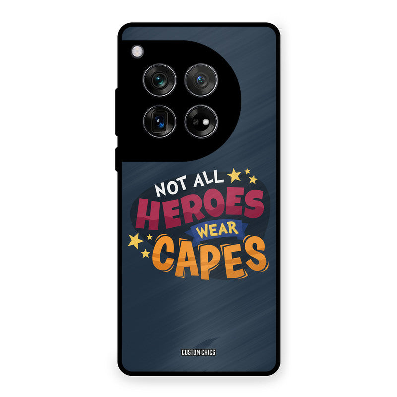 All Heroes OnePlus 12 Mobile Back Cover - Typography PrintShield Case