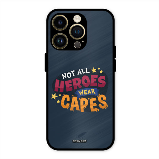 All Heroes iPhone 14 Pro Max Mobile Back Cover - Typography PrintShield Case