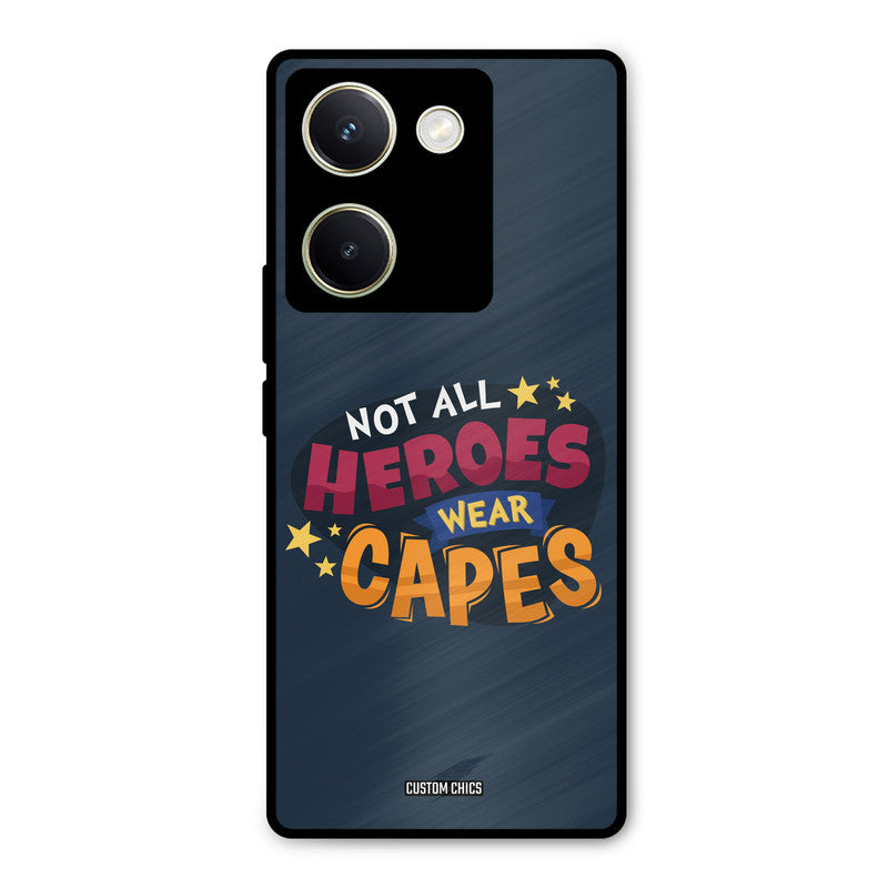 All Heroes Vivo Y200 Pro Mobile Back Cover - Typography PrintShield Case