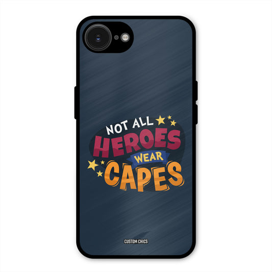 All Heroes iPhone 16e Mobile Back Cover - Typography PrintShield Case