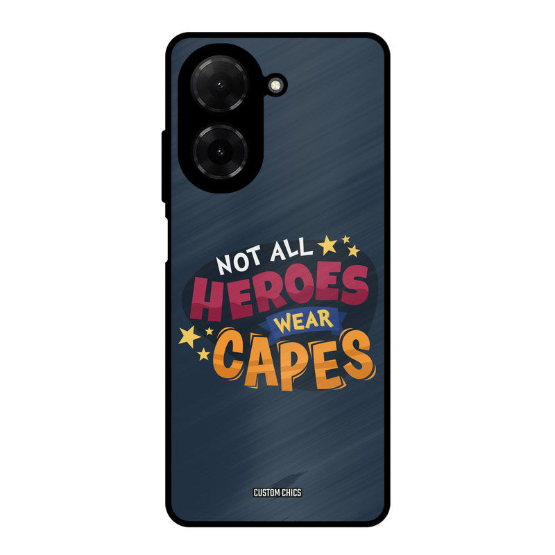 All Heroes Poco C71 Mobile Back Cover - Typography PrintShield Case