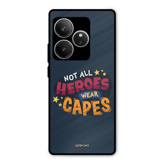 All Heroes Realme GT 6 Mobile Back Cover - Typography PrintShield Case