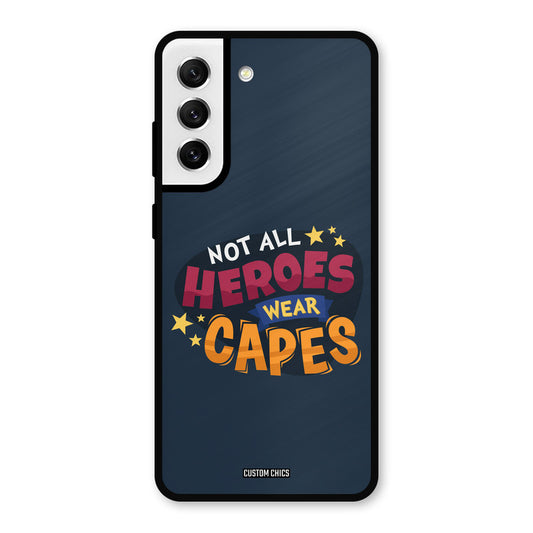 All Heroes Samsung Galaxy S21 FE 5G (2023) Mobile Back Cover - Typography PrintShield Case