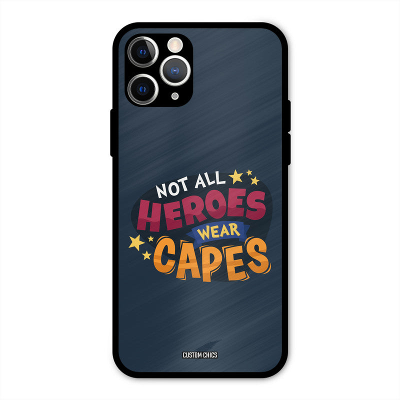 All Heroes iPhone 11 Pro Mobile Back Cover - Typography PrintShield Case