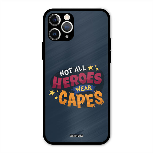 All Heroes iPhone 11 Pro Mobile Back Cover - Typography PrintShield Case