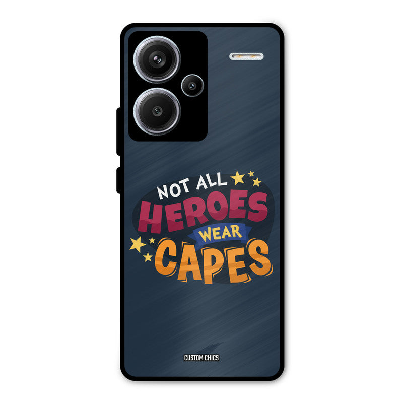 All Heroes Redmi Note 13 Pro Plus Mobile Back Cover - Typography PrintShield Case