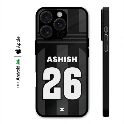 Ashish Cricket Jersey Case – Custom Name & Number | PrintShield Mobile Cover