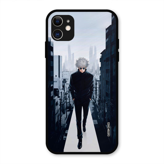 Attitude Gojo iPhone 11 Mobile Back Cover - Anime PrintShield Case