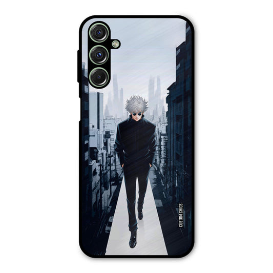 Attitude Gojo Samsung Galaxy M34 Mobile Back Cover - Anime PrintShield Case
