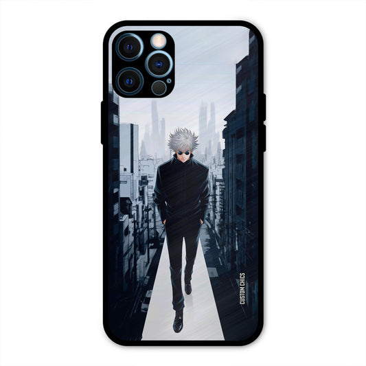 Attitude Gojo iPhone 12 Pro Mobile Back Cover - Anime PrintShield Case