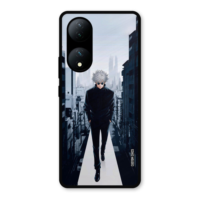 Attitude Gojo Vivo Y100 Mobile Back Cover - Anime PrintShield Case