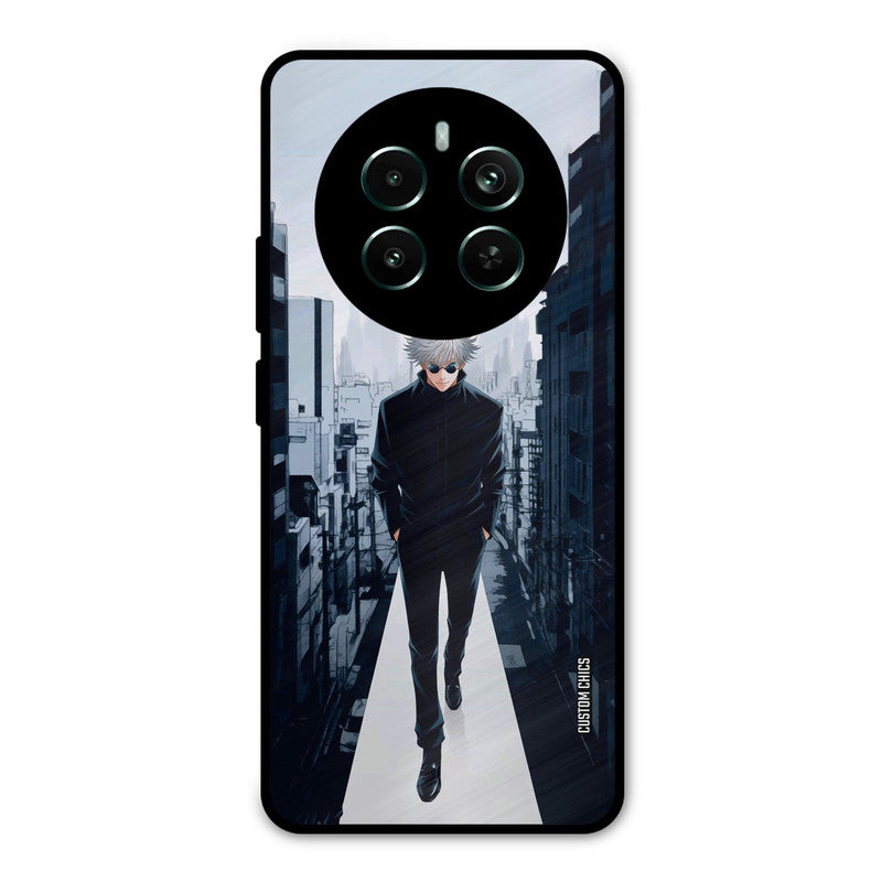 Attitude Gojo Realme 12 Plus Mobile Back Cover - Anime PrintShield Case