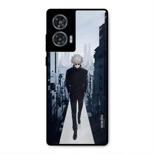 Attitude Gojo Moto G96 Mobile Back Cover - Anime PrintShield Case