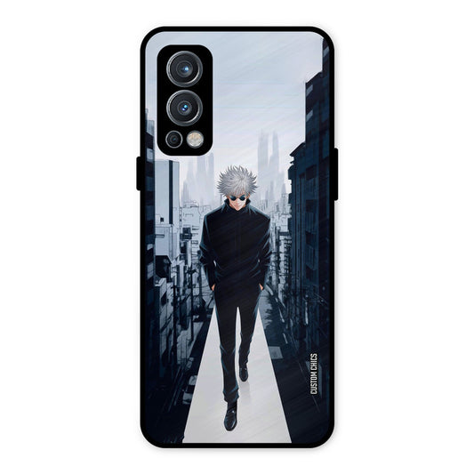 Attitude Gojo OnePlus Nord 2 5G Mobile Back Cover - Anime PrintShield Case