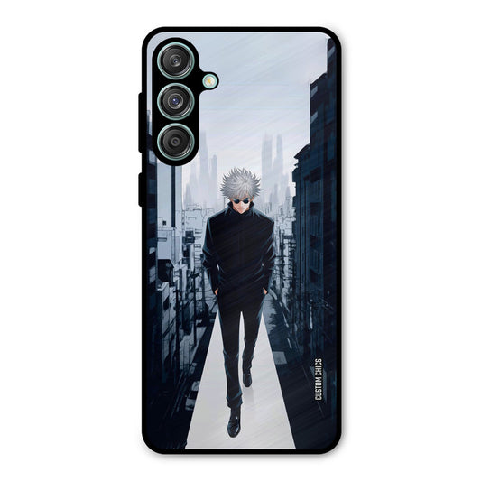 Attitude Gojo Samsung Galaxy M55 5G Mobile Back Cover - Anime PrintShield Case