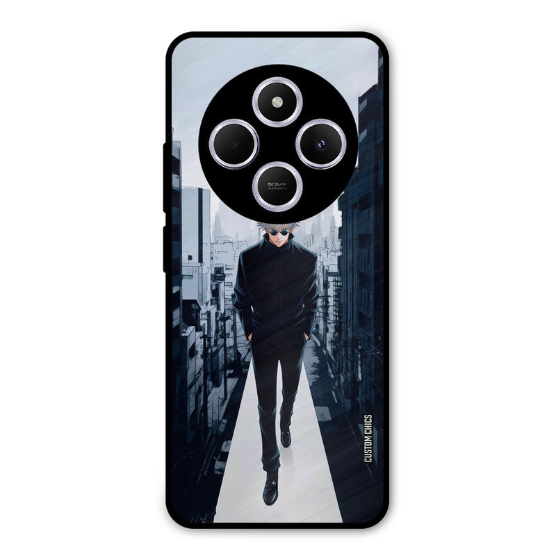 Attitude Gojo Redmi A4 Mobile Back Cover - Anime PrintShield Case