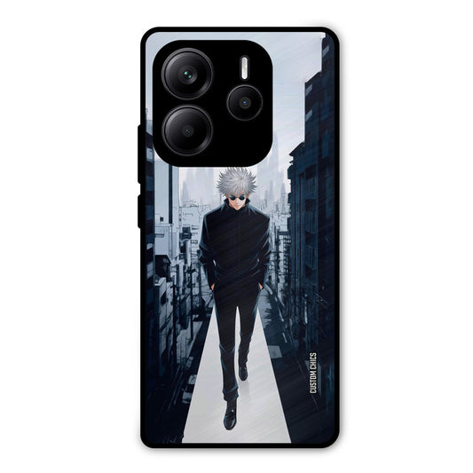 Attitude Gojo Redmi Note 14 Mobile Back Cover - Anime PrintShield Case