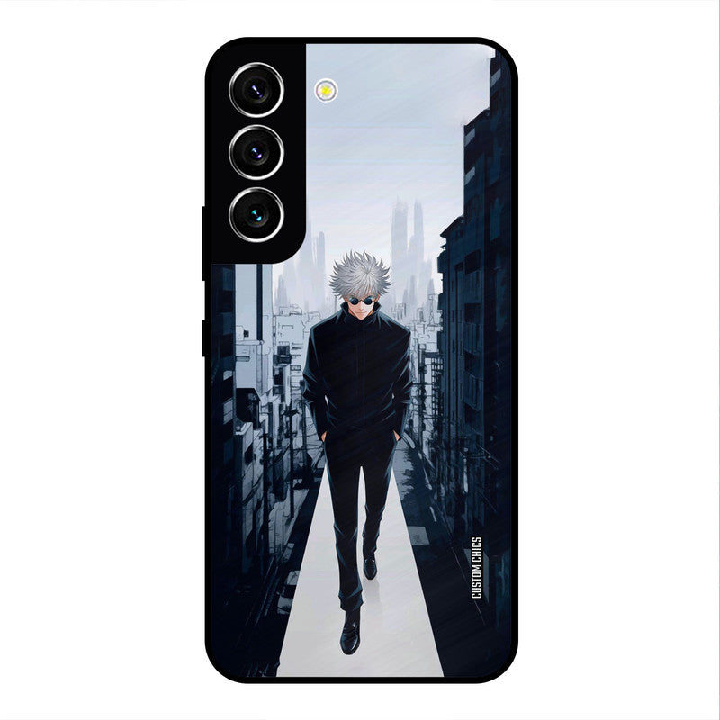 Attitude Gojo Samsung Galaxy S22 Mobile Back Cover - Anime PrintShield Case