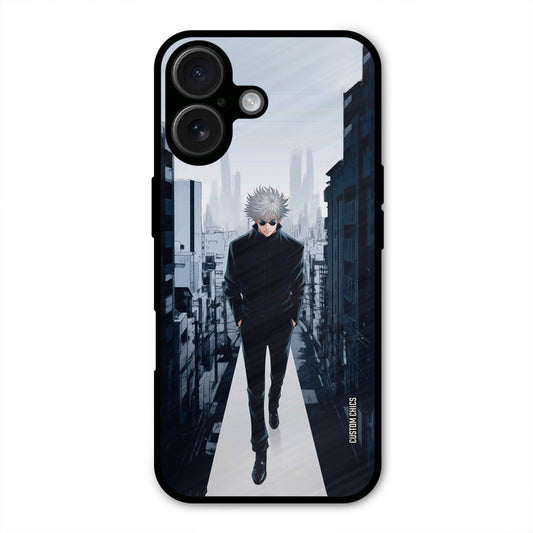 Attitude Gojo iPhone 16 Plus Mobile Back Cover - Anime PrintShield Case