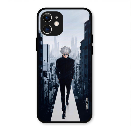 Attitude Gojo iPhone 12 Mobile Back Cover - Anime PrintShield Case