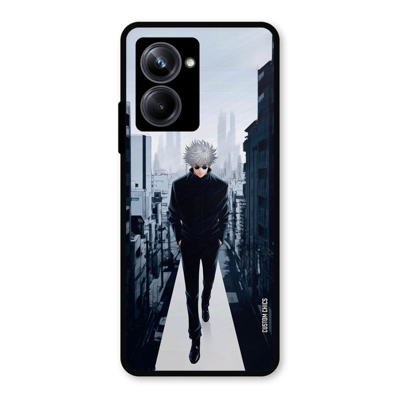 Attitude Gojo Realme 10 Pro Mobile Back Cover - Anime PrintShield Case