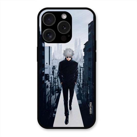 Attitude Gojo iPhone 15 Pro Mobile Back Cover - Anime PrintShield Case