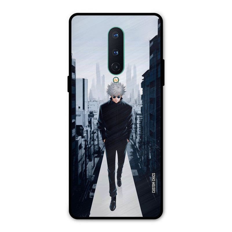 Attitude Gojo Oneplus 8 Mobile Back Cover - Anime PrintShield Case