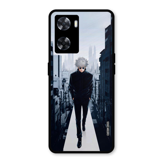 Attitude Gojo Oppo A57 2022 Mobile Back Cover - Anime PrintShield Case