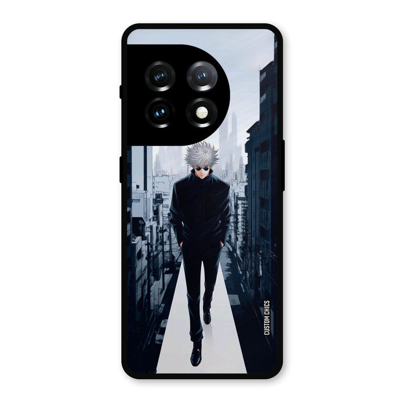 Attitude Gojo OnePlus 11 Mobile Back Cover - Anime PrintShield Case