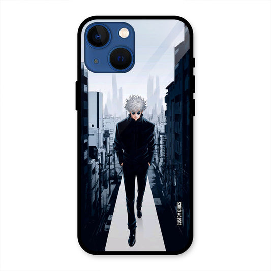 Attitude Gojo iPhone 13 Mini Mobile Back Cover - Anime PrintShield Case