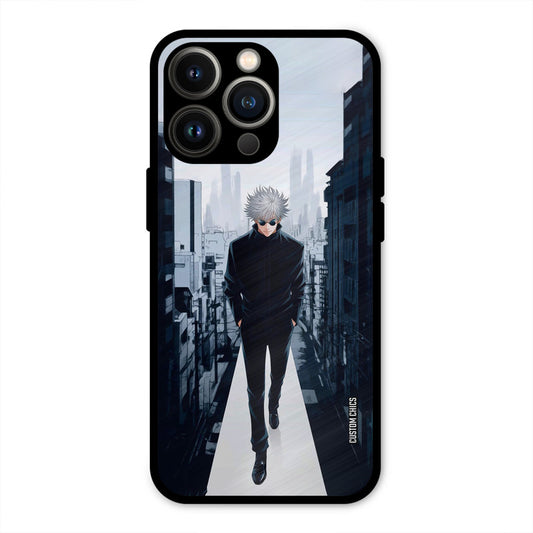 Attitude Gojo iPhone 13 Pro Mobile Back Cover - Anime PrintShield Case