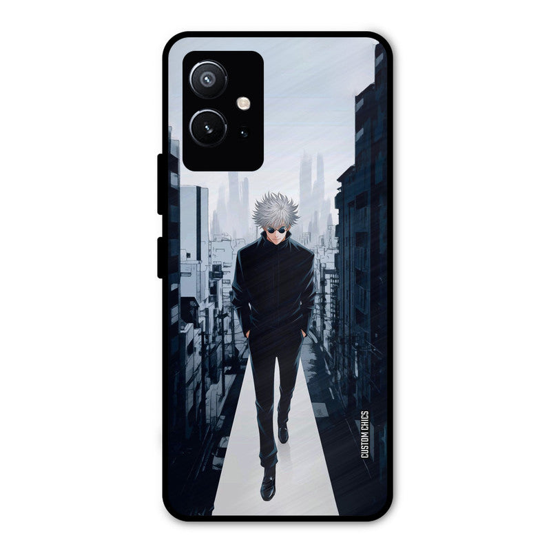 Attitude Gojo Vivo Y75 5G Mobile Back Cover - Anime PrintShield Case