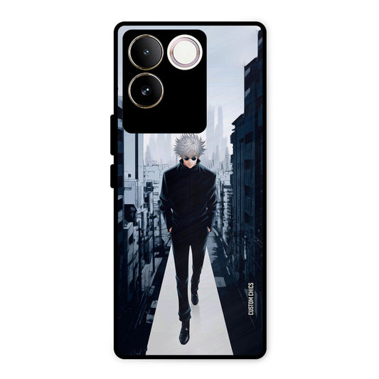 Attitude Gojo Vivo T2 Pro Mobile Back Cover - Anime PrintShield Case