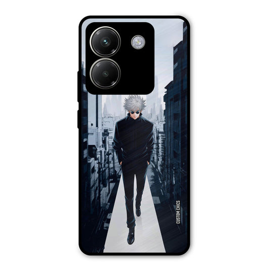 Attitude Gojo Poco M7 Pro Mobile Back Cover - Anime PrintShield Case