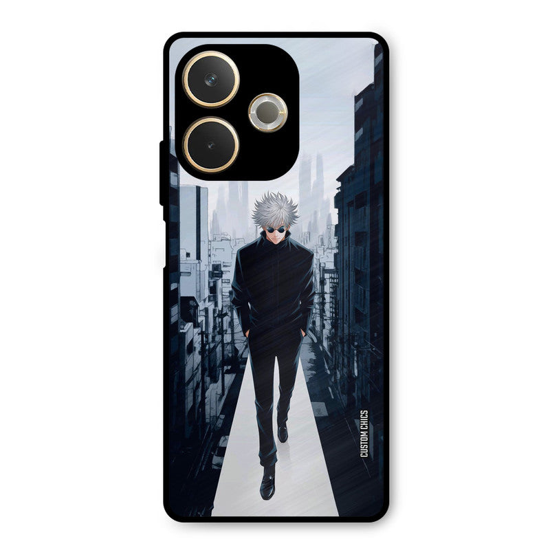 Attitude Gojo Oppo A5 Pro Mobile Back Cover - Anime PrintShield Case