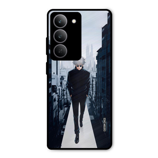 Attitude Gojo Realme 14x Mobile Back Cover - Anime PrintShield Case