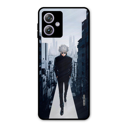 Attitude Gojo Moto G54 Mobile Back Cover - Anime PrintShield Case