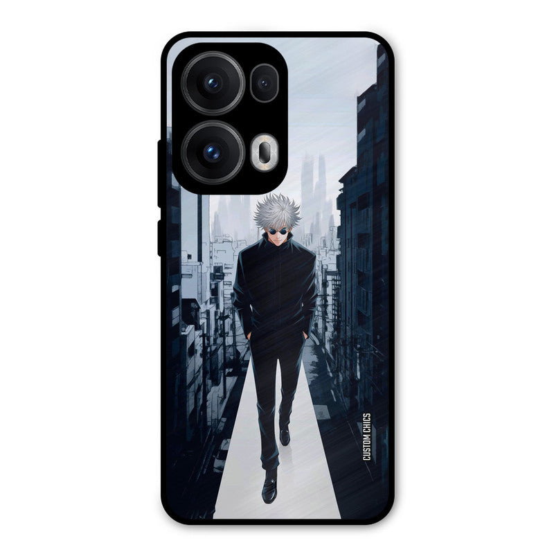Attitude Gojo Oppo Reno 13 Pro 5G Mobile Back Cover - Anime PrintShield Case